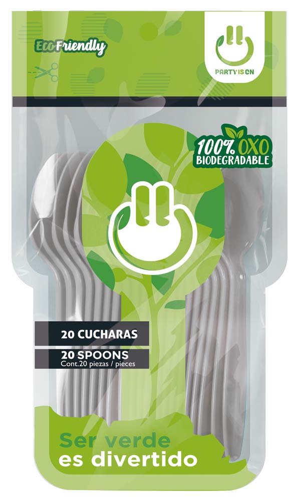 Cuchara 20 Piezas Plata Party Is On
