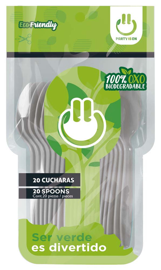 Cuchara 20 Piezas Plata Party Is On