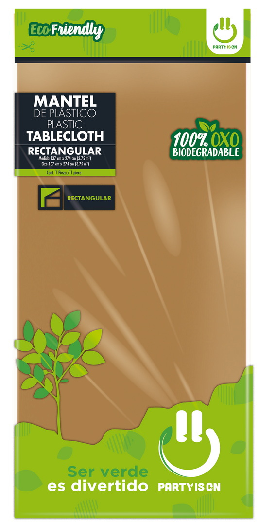 Mantel Rectangular Dorado Party is On