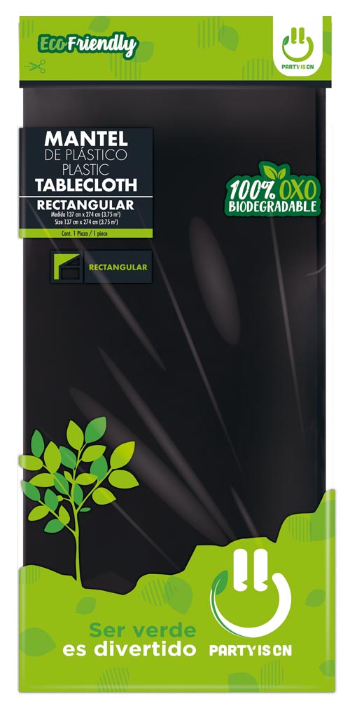 Mantel Rectangular Negro Party Is On