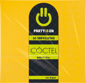 Servilleta Coctel Dorado 50 Piezas Party Is On