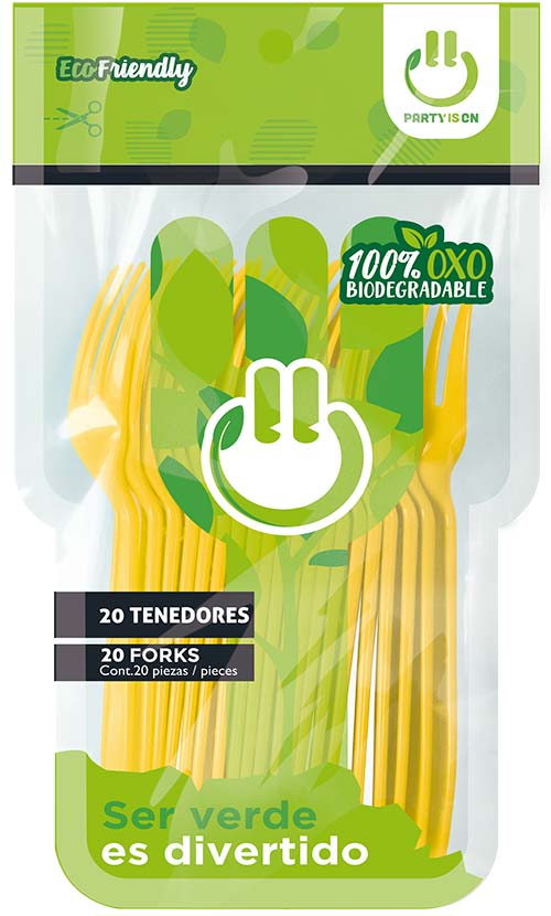 Tenedor 20 Piezas Party Is On Varios Colores