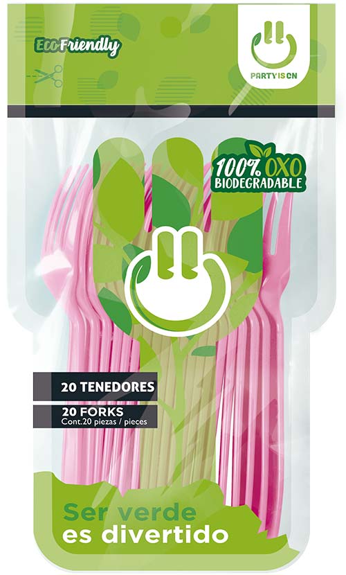 Tenedor 20 Piezas Party Is On Varios Colores