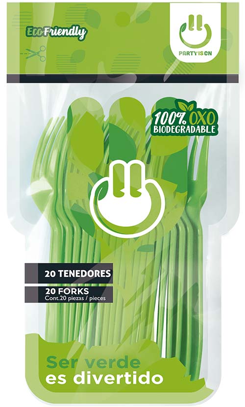 Tenedor 20 Piezas Party Is On Varios Colores