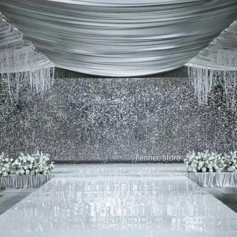 Cortina Cuadrado Metálico Varios Colores